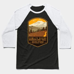 Cowlitz Divide Wonderland Trail Mount Rainier National Park Baseball T-Shirt